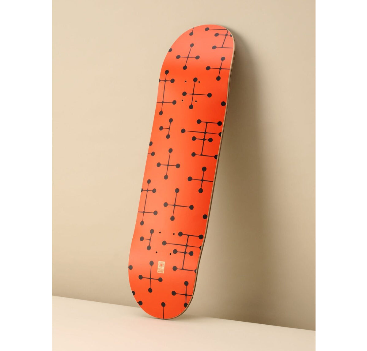 Dot Pattern Skateboard Deck (Red), 2023