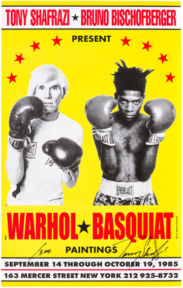 Warhol / Basquiat: Paintings' Exhibition Poster (30th Anniversary Edition), 2015