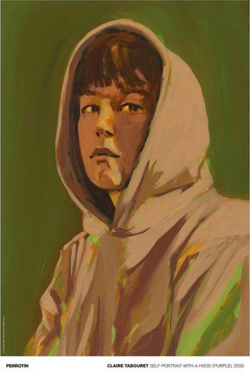 Self Portrait with a Hood (Purple), 2025