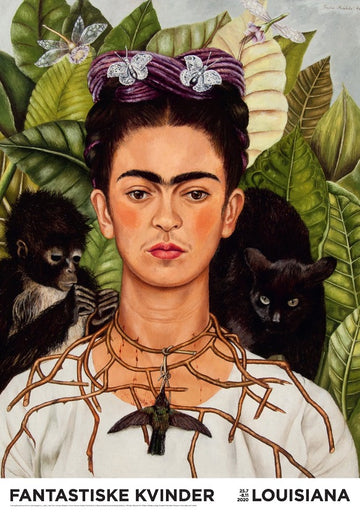Self-portrait with collar de espinas y humilibrí (1940), 2020