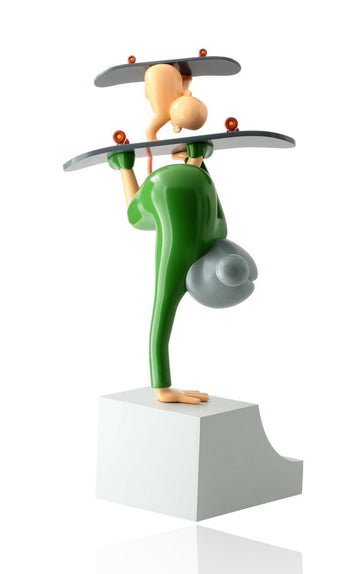 Double Handstand (Green), 2021