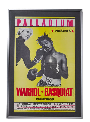 Palladium Presents Warhol Basquiat Boxing Poster, 1985