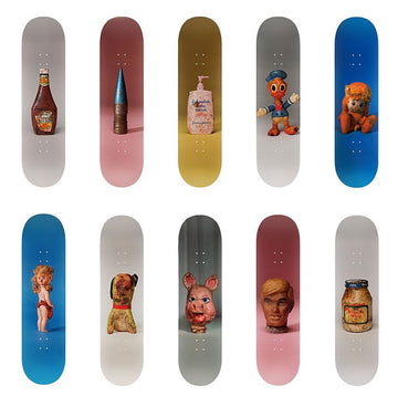 Paul McCarthy’s Set (Set of 10 Skatedeck), 2016