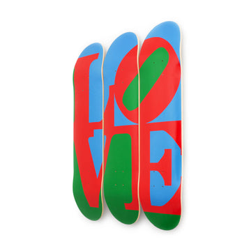 LOVE Skateboard / Skatedeck Triptych (Set of 3), 2023