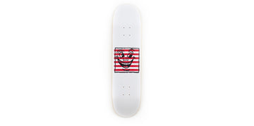 Untitled (Smile on Stripes) Skateboard Deck, 2022