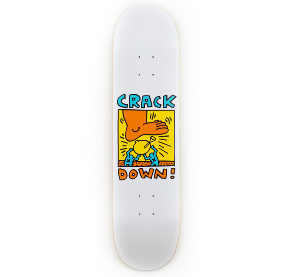 Crack Down Skateboard Deck, 2022