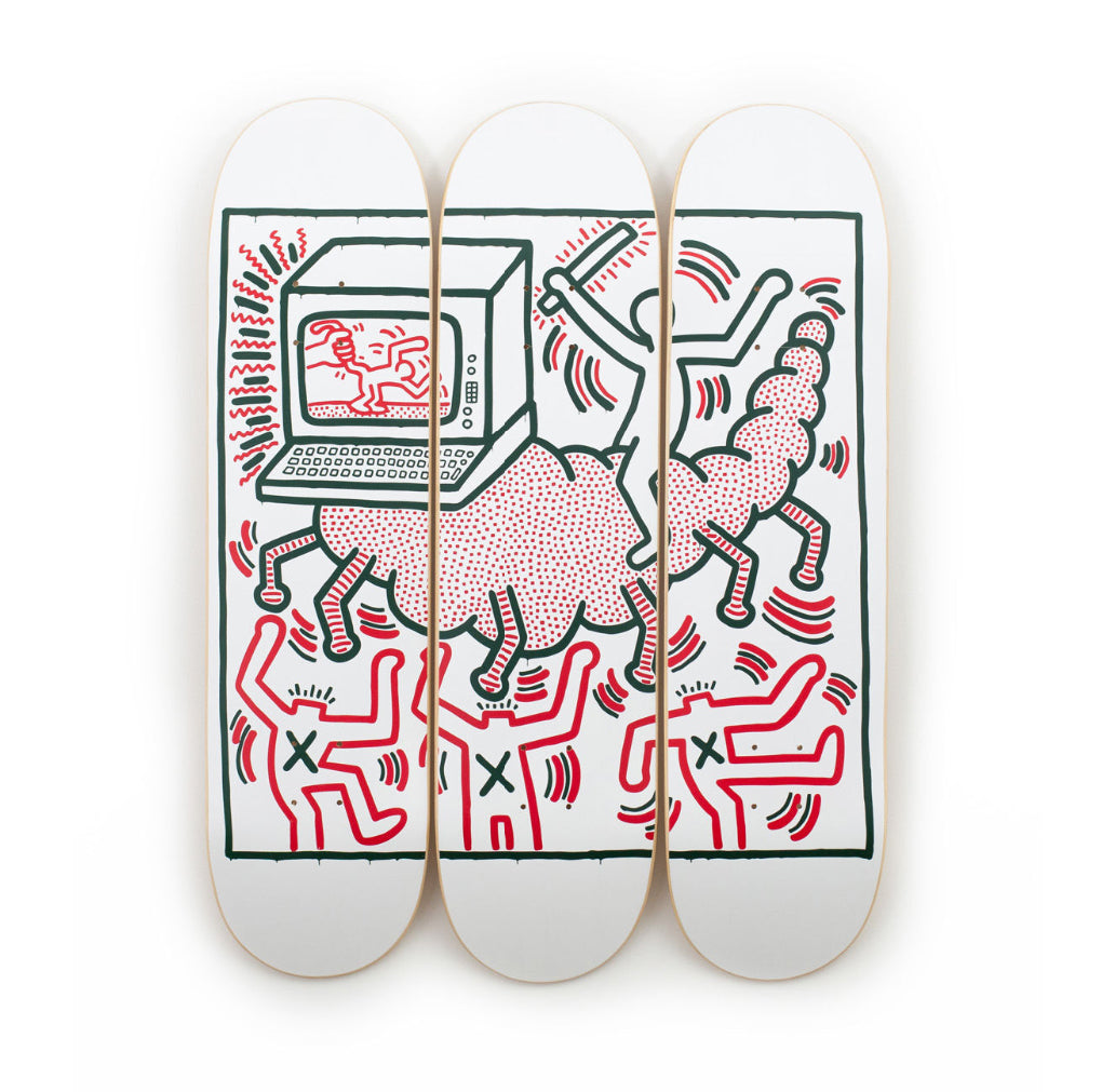 Untitled (Centipede) Skateboard Deck, 2022