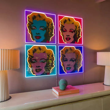 Marilyn Deluxe LED Neon Sign (set of 4), 2022