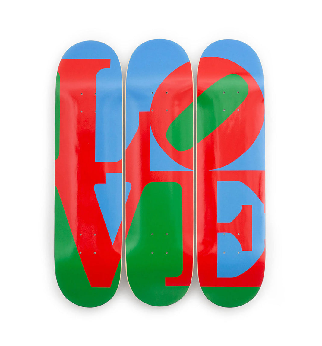 LOVE Skateboard / Skatedeck Triptych (Set of 3), 2023