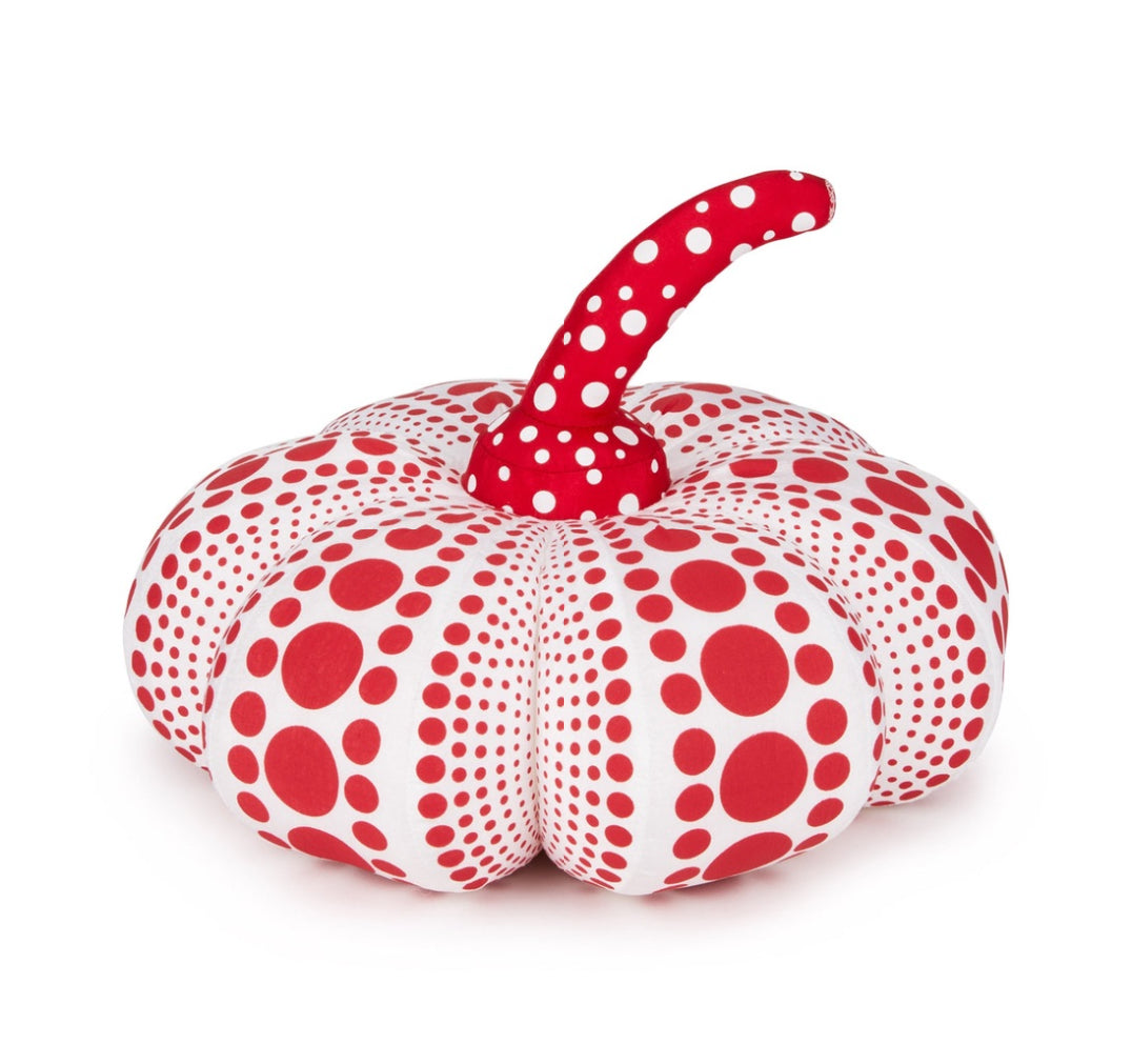 (Large) Pumpkin Soft Red and White Plush, ca. 2004