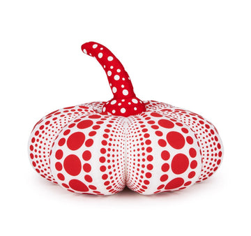 (Large) Pumpkin Soft Red and White Plush, ca. 2004