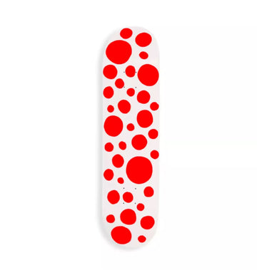 Red Big Dots Skatedeck / Skateboard, 2018