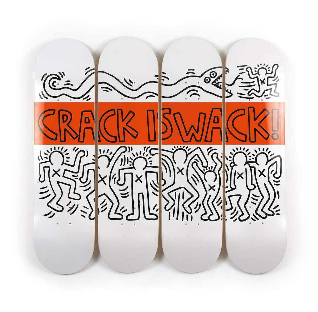 Crack Is Whack Skateboard (Set of 4), 2021