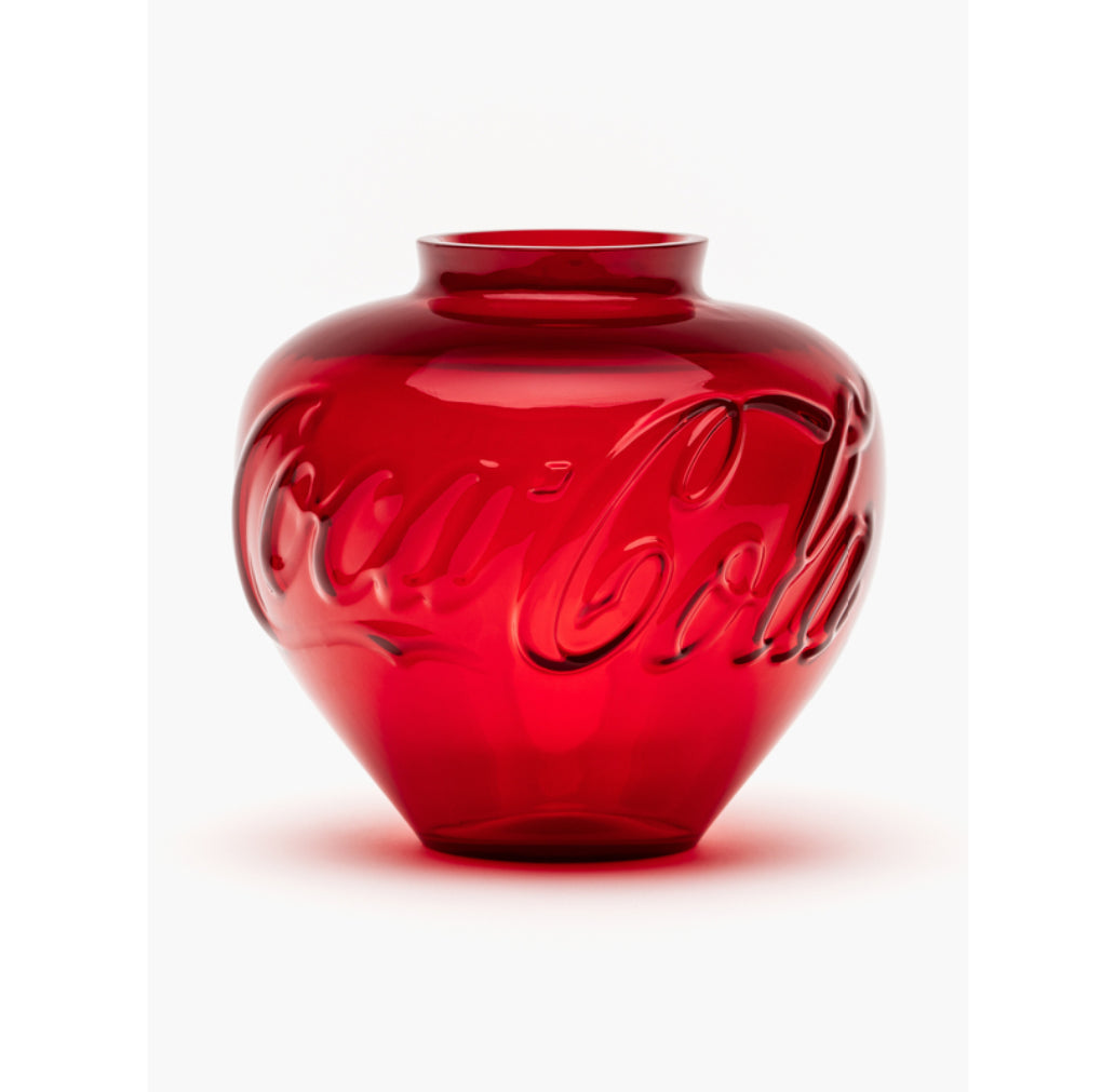 Coca Cola Glass Vase, 2023