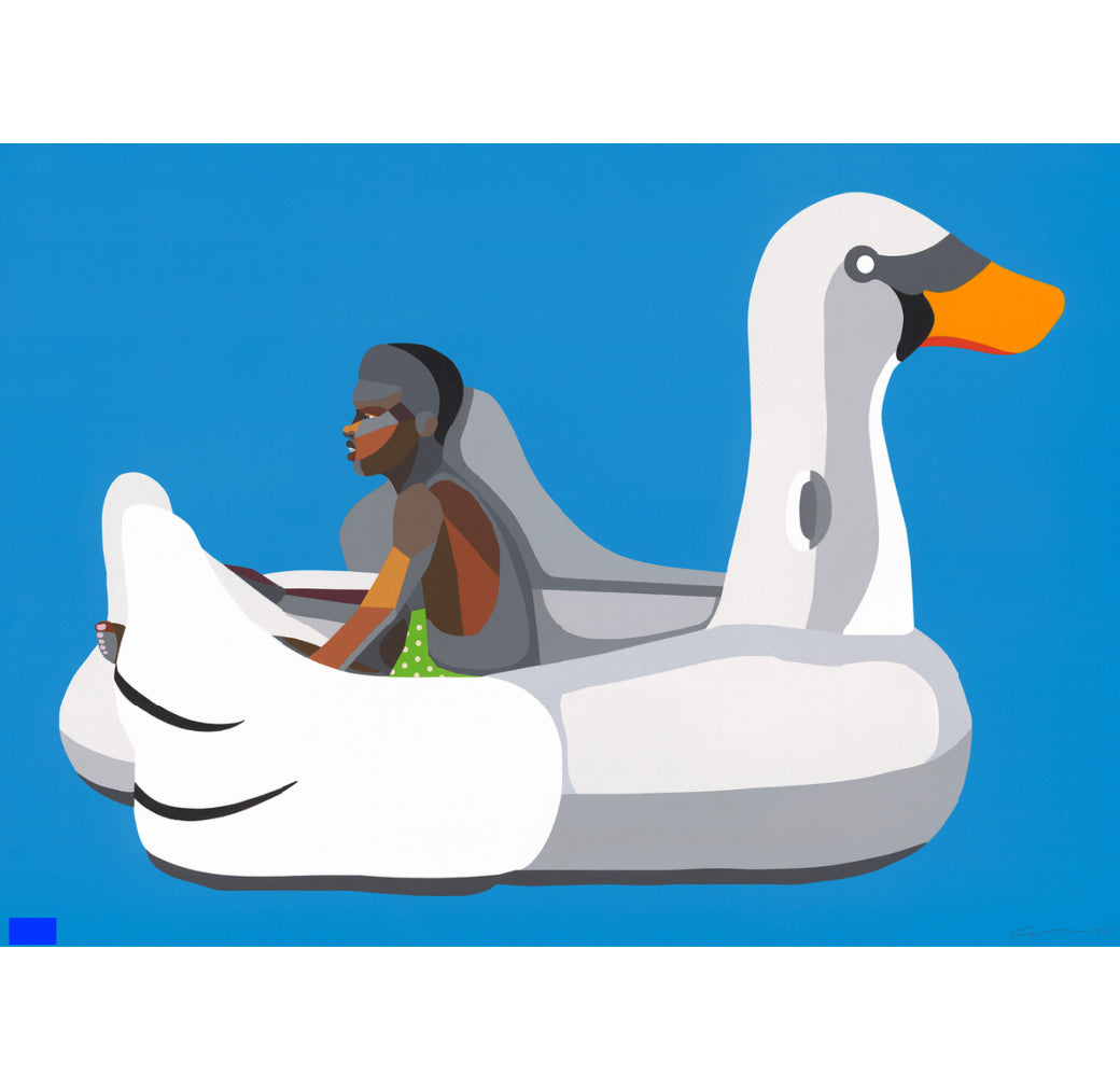 Boy on Swan Float, 2020