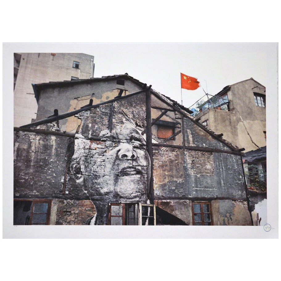 Action in Shanghai, Jiang Qizeng - Red Flag, China, 2012