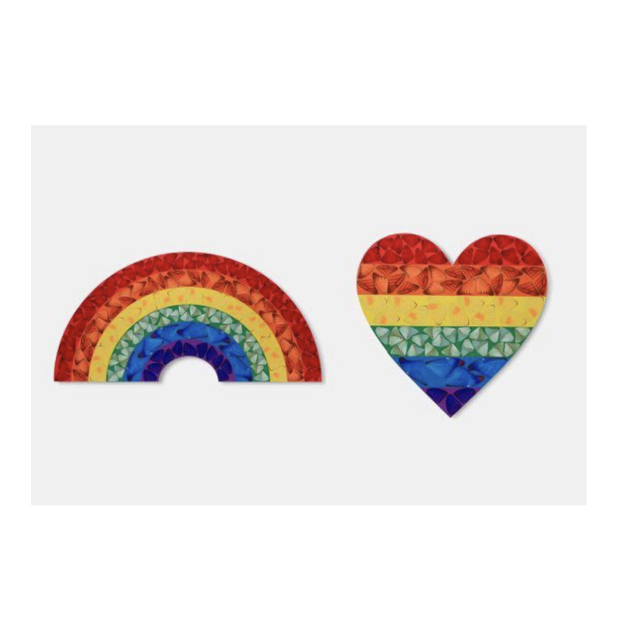 Butterfly Rainbow & Butterfly Heart (Small) (Complete set of 2), 2020