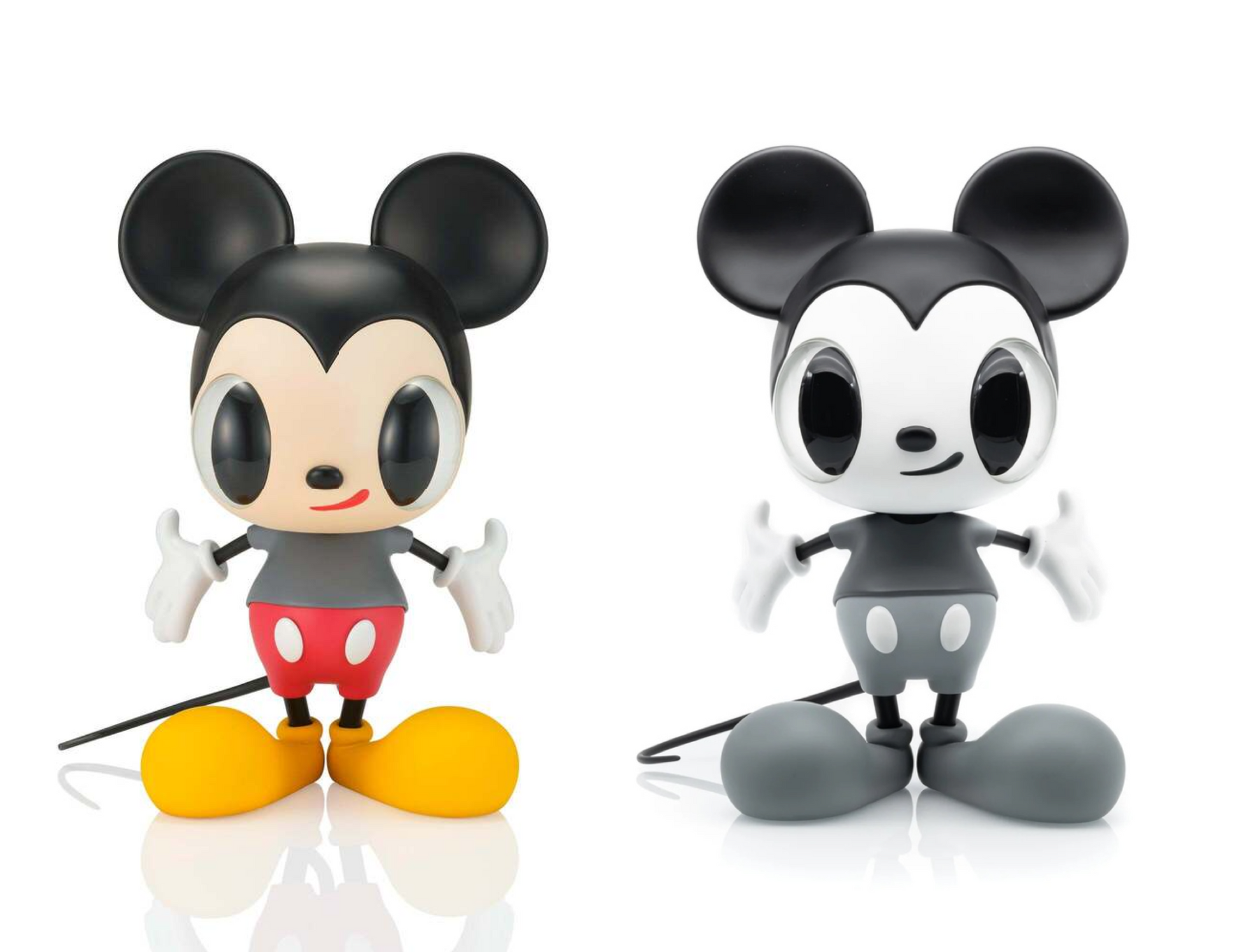 Mickey Mouse Now & Future and Little Mickey Grey (Set of 2), 2021 